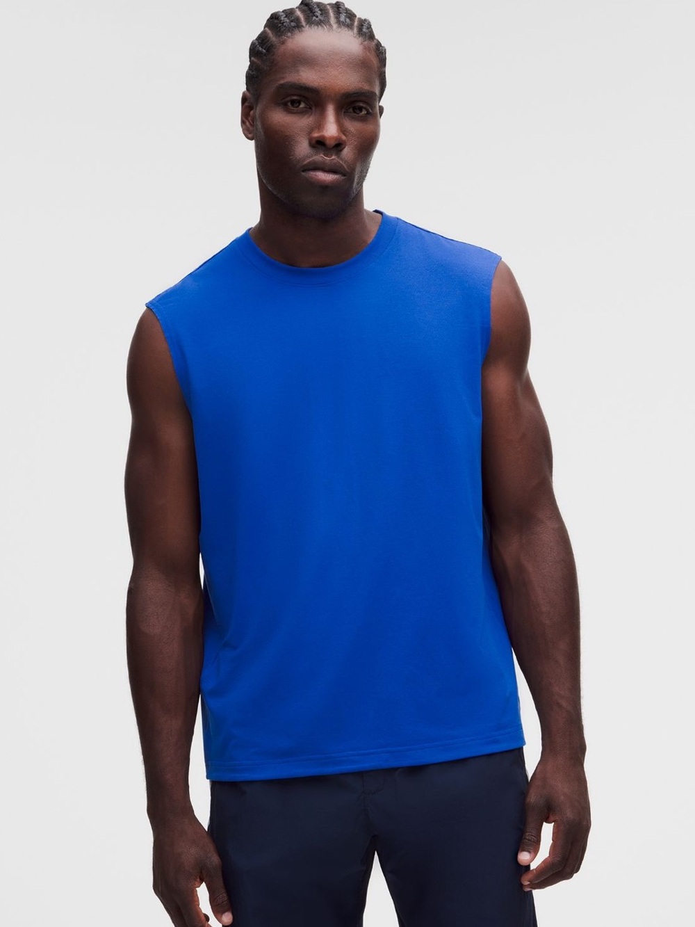 LULULEMON EasySet Training Sleeveless Shirt Beach Ball Blue Men’s Size XXL
